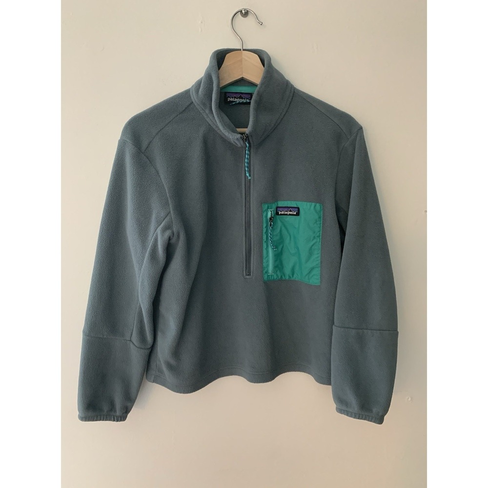 Patagonia Women's Microdini 1/2 Zip Pullover Plume Grey Gorpcore Cabincore S